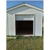 Image 1 : WHITE 20FT x 12FT WOOD FRAMED; VINYL SIDED SHED *SHED IS LOCATED IN SEDGEWICK AB*