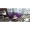 Image 9 : PURPLE & BROWN HOUSE DÉCOR BOWLS.