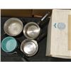 Image 4 : WESTBEND 6 QT LIFETIME S.S. DUTCH-OVEN/BOWL SET & SMALLER S.S. & QUART POTS.