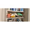 Image 4 : CLEANING SUPPLY PANTRY, DUSTERS, CLEANERS, SHOE HORN, POLISH ETC