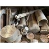 Image 3 : ALL ALLUMINIUM AD STEEL, THREE PIECES OF 5 1/2" AND 4 1/2" 36" SOLID ROUND STOCK ALUMINIUM