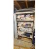 Image 2 : FIVE SHELF UNIT (ONLY UNIT AND BOTTOM SHELF), INCLUDES SOME OAK AND OAK VENIER PIECES ON BOTTOM SHEL