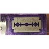 Image 9 : ANTIQUE SHAVING LOT: DARWIN DE-LUXE SAFETY RAZOR MADE IN SHEFIELD ENGLAND, ANTIQUE SYRINGE, SILVER P