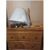 Image 2 : 5-DRAWER CHEST w/SERVING TRAY, SWAG, Etc.