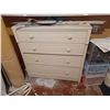Image 2 : 4-DRAWER EARLY CENTURY WOOD DRESSER (APPROX. 5'L x 42"H)