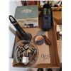 Image 1 : SKINNER; "SCEERY" MUSICAL WIND HORN/INSTRUMENT; CAMO BINOCULARS; PELLETS.