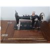 Image 2 : RELIANCE' TREADLE SEWING MACHINE IN CABINET.**SEE PHOTOS-EXCELLENT CONDITION-**