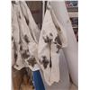 Image 3 : LEATHER SCABBARD, CAMO CLOTHING (THREE XL LONG SLEEVE SHIRTS), SNOW CAMO , OVERLAYER PANTS AND JACKE