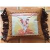Image 1 : Donation Lot -Custom Made Butler Longhorn Pillows
