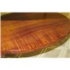 Image 18 : Martin & MacArthur Oval Koa Side Table with Curved Legs 30" x 22" x 22"H