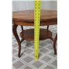 Image 26 : Martin & MacArthur Oval Koa Side Table with Curved Legs 30" x 22" x 22"H