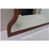 Image 2 : Wood-Framed Mirror 31.5"H, 28.5" Bottom Width