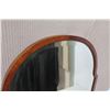 Image 3 : Wood-Framed Mirror 31.5"H, 28.5" Bottom Width