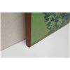 Image 9 : Large 37x49 Framed Original Painting on Canvas: Tropical Foliage, Signed by Artist Keaulani Kea '79