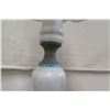 Image 7 : Floor Lamp & Shade - Natural Stone & Metal Base 70" Tall