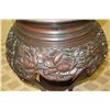 Image 8 : Round Wooden Dark Stand w/ Curved Legs, 15" Top Dia, 31"H