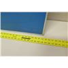 Image 11 : Large Framed Original Art on Canvas - Blue Composition, Signed by Kehau Kea '73, 48x36