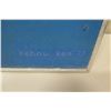 Image 3 : Large Framed Original Art on Canvas - Blue Composition, Signed by Kehau Kea '73, 48x36