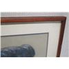 Image 5 : Framed Art - Sketch of Hawaiian Girl (Princess Kaiulani?), Signed by Artist 25 x 31.5