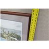 Image 5 : Framed Art - "Kailua Kona Waterfront" Signed by Artist Katherine Hovey? 28 x 25