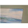 Image 4 : Framed Art - Outrigger, Signed by Artist Marcia Roy '77 (30 x 22)