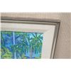Image 4 : Framed Art - "Punalu'u", Unsigned 25 x 21