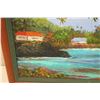 Image 2 : Framed Original Painting - "Hawaii Calls", Signed Dutchie '03 (23 x 19)
