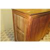 Image 8 : Vintage Solid Wood Sideboard w/ 2 Cabinets & Middle Drawers, 7ft x 21"D x 40"H