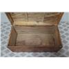 Image 8 : Wooden Trunk w/ Hardware Accents, Hasp 40" x 19" x 18.5" H