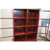 Image 8 : Tall Wooden Display Cabinet w/ Glass Panel Doors 47.5 x 20 x 80H
