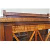 Image 8 : Tall Koa Wood Cabinet with 2 Glass Doors 47"W x 23"D x 73"H