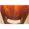 Image 8 : Oval Koa Wood Frame Mirror on Wooden Stand 26" Wide, 54" Tall