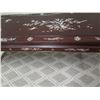 Image 8 : Lacquered Coffee Table w/ Inlaid Mother of Pearl 60" x 22" x 17"H