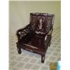 Image 2 : Lacquered Rosewood Armchair w/ Inlaid Mother of Pearl