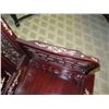 Image 8 : Lacquered Rosewood Armchair w/ Inlaid Mother of Pearl