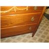 Image 8 : Wooden 3-Drawer Dresser & Mirror w/ Swag Ornamentation 42"x22"x69"H - Luce Furniture Co.