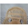 Image 2 : Wicker Rattan Rocking Chair w/ Wooden Rocker, Approx. 30"W, 38.5" Tall