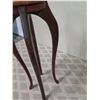 Image 8 : Round Tall Koa Wood Stand w/ Curved Legs, Signed, Approx. 13" Dia, 39"H