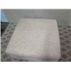 Image 2 : Large Square Upholstered Ottoman 34" x 34"