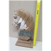 Image 2 : Painted Horse on Stand, Approx.30" Tall (Lightweight - Hollow)