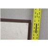 Image 8 : Large Framed Art: Shell "Murex pecten" on Canvas 41 x 31, Signed (canvas has faint brown spots)