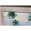 Image 8 : Framed Original Painting on Canvas, Old Hawaiian Home, Signed Okubo? 77 (29.5" x 23.5")