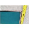 Image 8 : Framed Art on Canvas, Abstract Wave, Signed on Back 36.5x19.5
