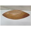 Image 8 : Canoe-Shaped Wooden Bowl 27"x 10"x 5"H