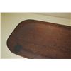 Image 2 : Rectangular Wood Tray, Rounded Corners 29.5" x 10.5" x 2"H