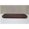 Image 8 : Rectangular Wood Tray, Rounded Corners 29.5" x 10.5" x 2"H