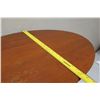 Image 8 : Oval Wooden Table w/ Tapered Legs (some surface damage) 30" x 20" x 28.5"H