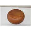 Image 8 : Round Wooden Bowl, Kamani Wood (Philippines), Approx. 9" Dia, 4"H