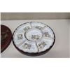 Image 2 : Japanese Glazed Porcelain Serveware Set w/ Lacquered Cover