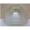 Image 2 : Tapered Glass Art Deco Vase with Frosted Glass Overlay Accent, 15" Tall